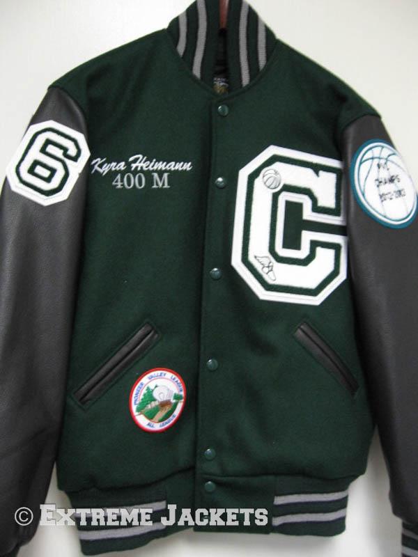 Dark Green and White | Extreme Jackets